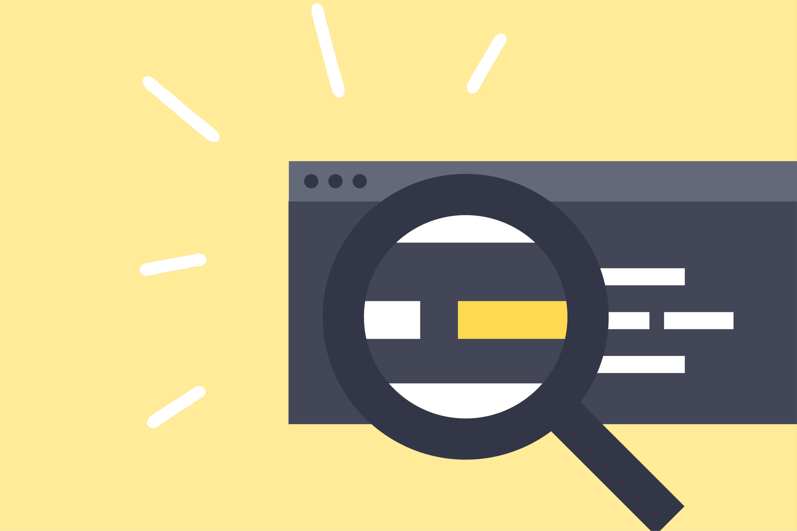 Decorative image for the concept of Shadow IT of a mirroring lens closing up on a line of code